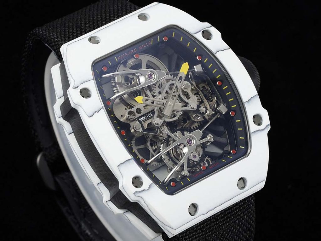 העתק Richard Mille RM 27-02 סיבי פחמן מלאים