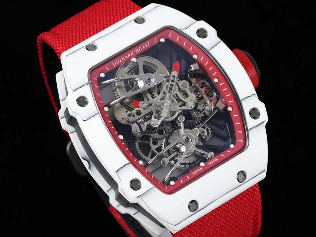 העתק מדויק של Richard Mille RM 27-02 סיבי פחמן מלאים