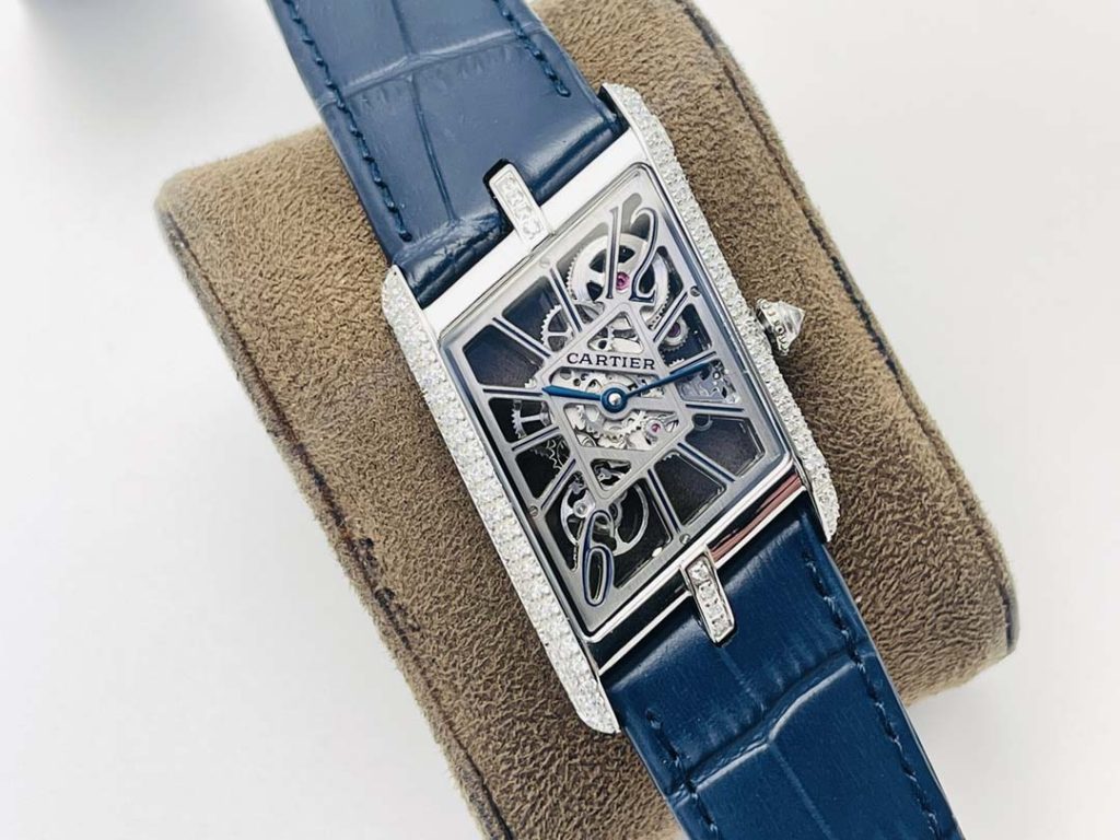 Knock off Cartier Tank quadrilateral hollowed out