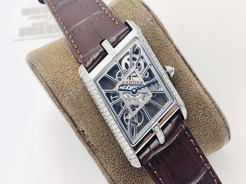 Replicas Cartier Tank Quadrilateral Skeleton