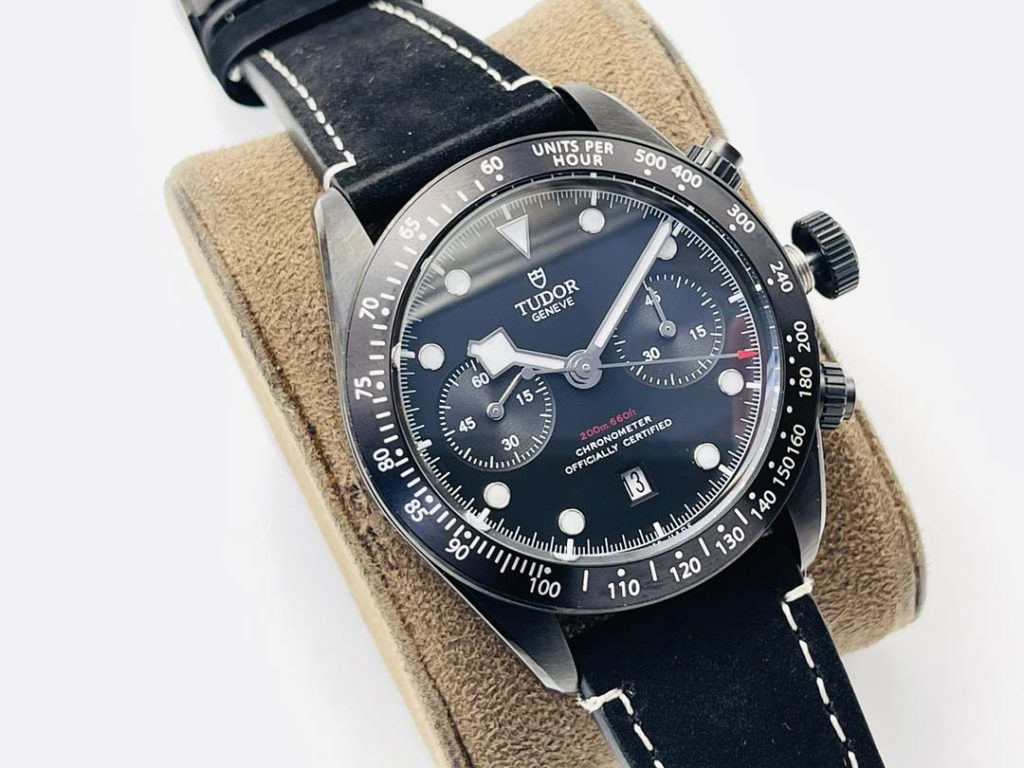TWS廠復刻帝舵碧灣計時型(Black Bay Chrono)精鋼款手錶