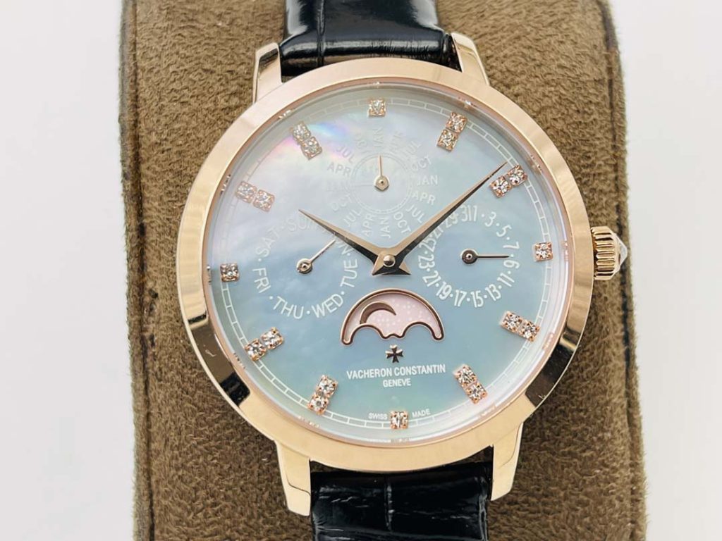 復刻江詩丹頓傳承系列萬年曆多功能女款手錶