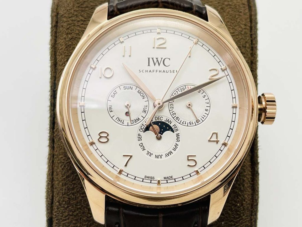 廠復刻IWC萬國錶葡萄牙系列真萬年曆手錶