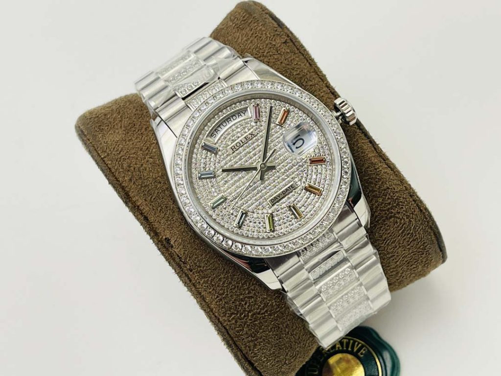 העתק Rolex Day Date 36 Gypsophila