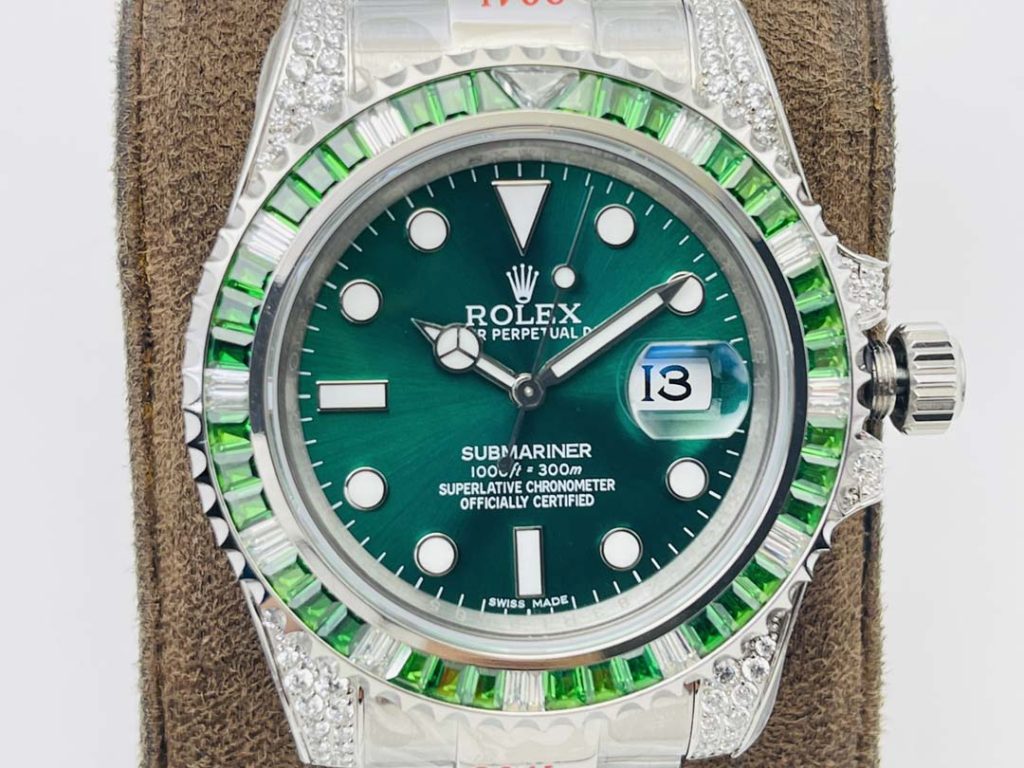 VRS廠復刻 Rolex 勞力士Submariner Date 後鑲鑽定制版手錶