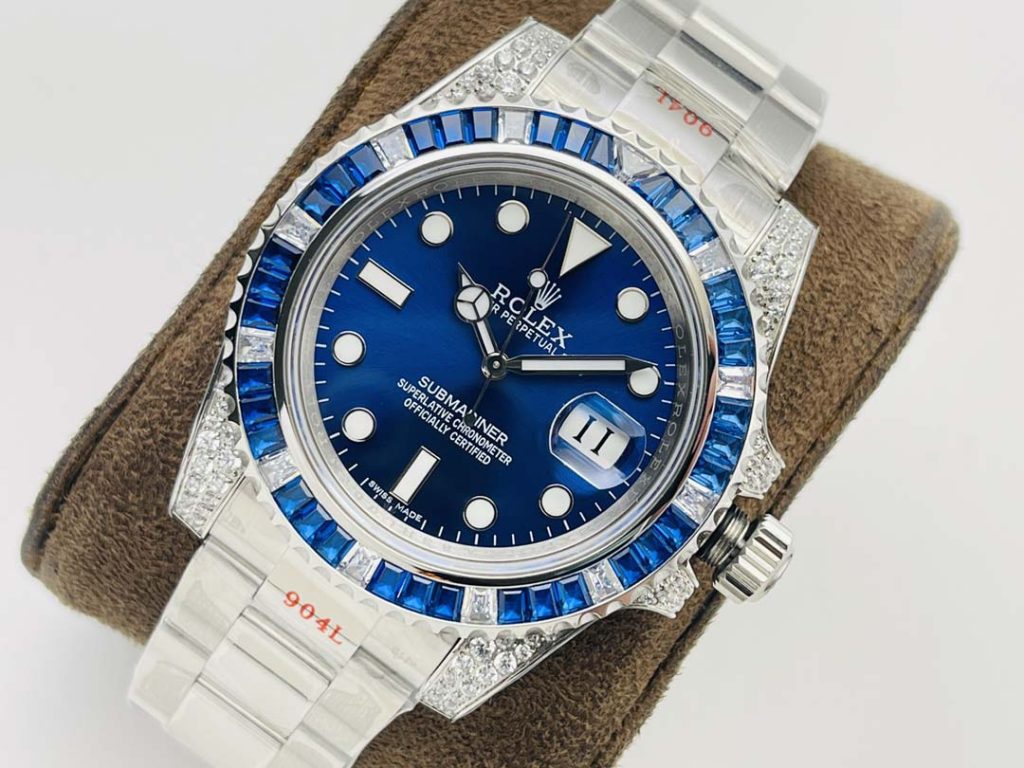 復刻 Rolex 勞力士Submariner Date 後鑲鑽定制版手錶